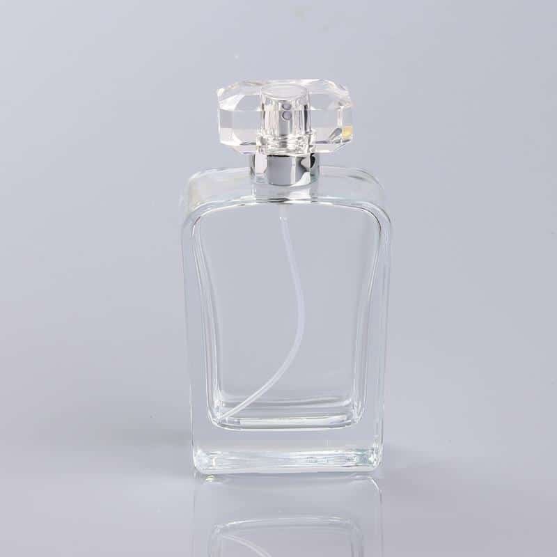 Transparent 100ml Empty Perfume Glass Bottle