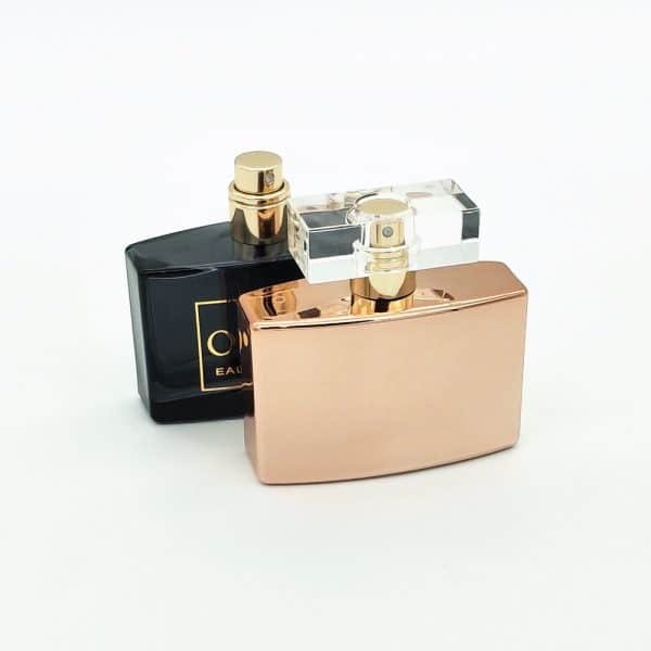 50ml empty uv perfume glass spray bottle